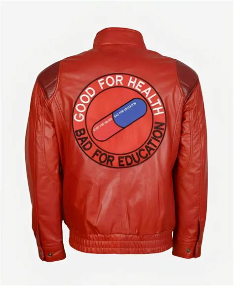 kaneda red leather jacket